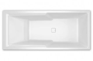 Акриловая ванна Riho Still Shower Fall B103013005 заполнение через перелив 180х80см белый