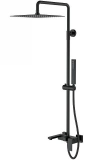 Душевая стойка Boheme Qubic 478-B чёрный матовый