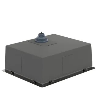 Мойка кухонная Reflexion Como 54-BL RX2054BL оружейная сталь