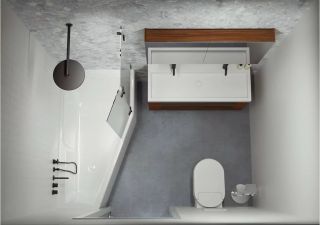 Акриловая ванна Riho Rethink Space Plug and Play B115005005 R 180х110см белый