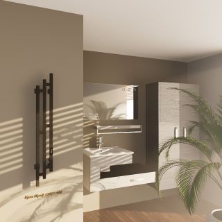 Электрический полотенцесушитель Altasan БризПроф БризПроф12017ЧМ Черный муар 120х17