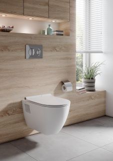 Подвесной унитаз Serel Smart SM46SL белый