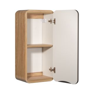 Шкаф навесной Runo Ницца 35 дуб натуральный графит правый (00-00002126)