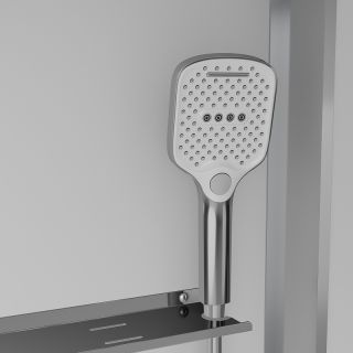 Душевая кабина Black and White Galaxy G8895 100х100 889500 с паром без гидромассажа