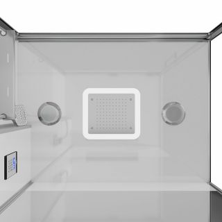 Душевая кабина Black and White Galaxy G8898 115х90 889800 с паром без гидромассажа