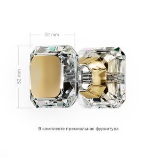 Душевая перегородка RGW WA-054Gb (WA-010Gb + Z-072Gb) 351005483-16 80 см  брашированное золото