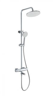 Душевая стойка Wonzon & Woghand Neo WW-B3035-A3-CR с термостатом хром