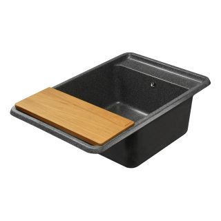 Мойка кухонная Акватон Беллис 78см графит 1A725032BS210