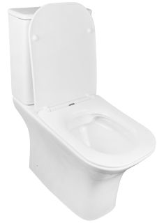 Azario Fretta Square AZ-5121 Унитаз-компакт безободковый, бачок, сиденье