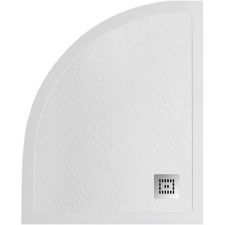 Душевой поддон из искусственного камня BelBagno Uno 120x80 R TRAY-MR-UNO-RH-120/80-550-35-W-R-CR Белый