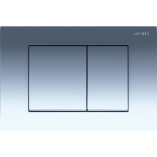 Комплект унитаза с инсталляцией Aquatek Set Aquatek Альтаир cm-010 4в1 с сиденьем Микролифт и клавишей смыва Хром глянцевый