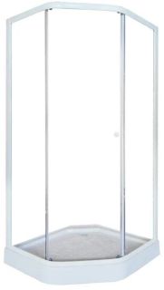 Душевой уголок Parly ZEP911 с поддоном 90x90см белый