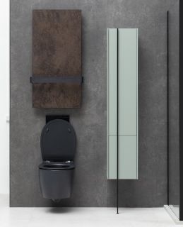 Подвесной унитаз Allen Brau Fantasy 4.11004.31 безободковый черный матовый