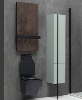 Подвесной унитаз Allen Brau Fantasy 4.11004.31 безободковый черный матовый