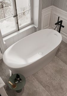 Ванна из искусственного камня Allen Brau Krion Neo XL 180x80 2.35002.21 без гидромассажа