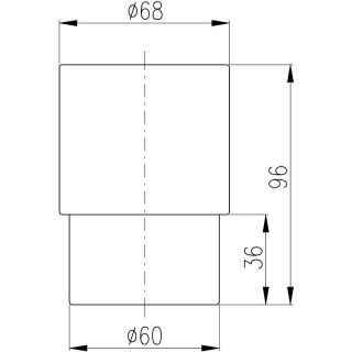 Стакан для зубных щеток Rav Slezak SKL001 Белый