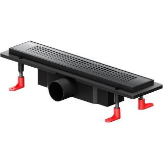 Душевой лоток AM.PM PrimeFlow 40 W02SC-P11-040-01BM с Черной матовой решеткой Cut Gradient