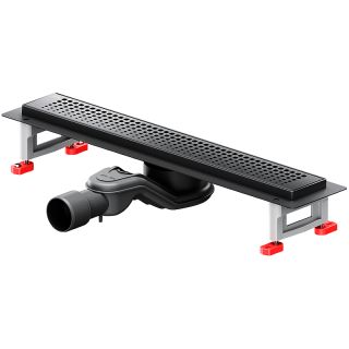 Душевой лоток AM.PM MasterFlow 40 W01SC-P11-040-01SB с решеткой Хром матовый Cut Gradient