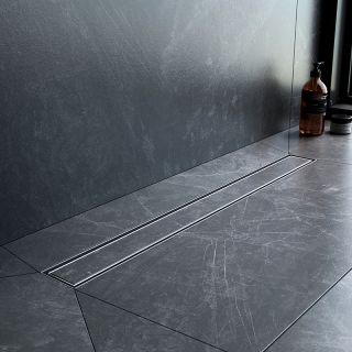 Душевой лоток AM.PM MasterFlow 70 W01SC-U11-070-04SB с решеткой Хром матовый / под плитку Tile