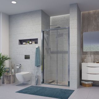 Душевая дверь Niagara NG-62-8A 80см хром/прозрачное