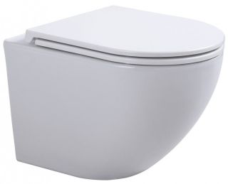 Подвесной унитаз Sintesi Evi SIN-TS-EVI-151 безободковый белый