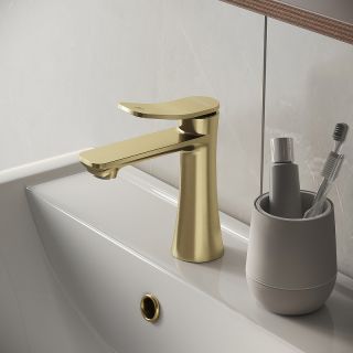 Смеситель для раковины Grossman Advans 510.K35.09.320 брашированное золото