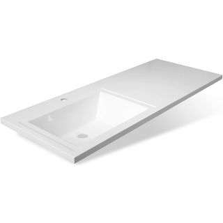 Напольная тумба под раковину Misty Чегет 120 L  УТ000013566 белый