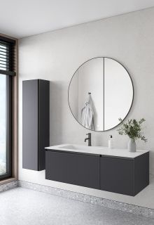 Тумба под раковину Armadi Art Quatro 790-M2-120-A-A 120 см антрацит