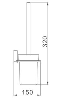 Ёршик Haiba HB8810 хром