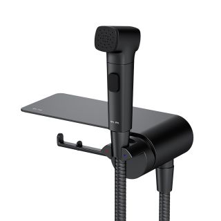 Гигиенический душ со смесителем AM.PM Func F0H8F922 Черный матовый