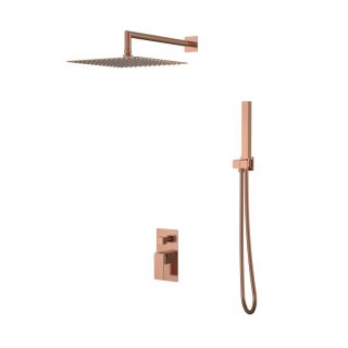 Душевой комплект Boheme Qubic 474-3-CB брашированная медь