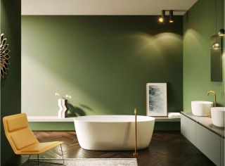 Ванна из искусственного камня Riho Oval B129001105 160x72см белый