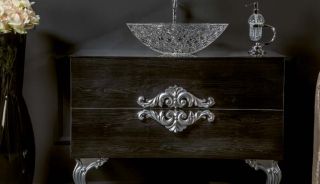 Тумба под раковину Armadi Art Neoart 110см тёмное дерево 831-110-BW