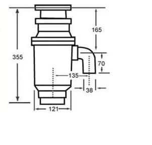 Измельчитель пищевых отходов Bone Hammer BH71 952524
