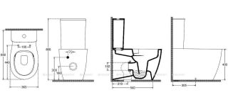 Чаша унитаза ALLEN BRAU Fantasy 4.11009.20