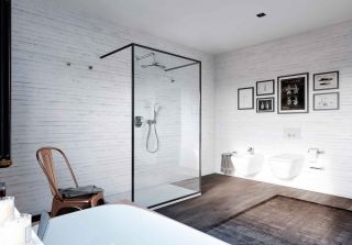 Встраиваемый смеситель для ванны и душа Kludi Ameo с термостатом хром 418300575