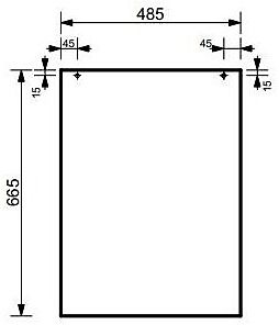 Экран боковой для ванны Эстет Gracia silk ФР-00014634 Л/П 50см белый