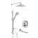 Душевой комплект Swedbe Platta 5560 с термостатом хром