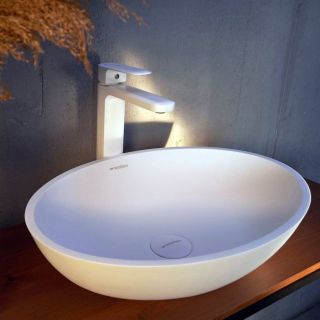 Раковина Montebianco Conca 12093 48 см белый матовый