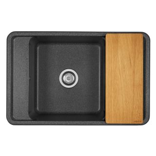 Мойка кухонная Акватон Беллис 78см графит 1A725032BS210