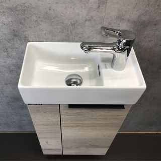 Comforty Зеркало-шкаф "Франкфурт-75" дуб шоколадно-коричневый