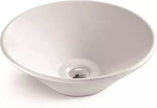 Раковина накладная SantiLine SL-1068 41см белый