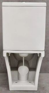 Унитаз-компакт SantiLine SL-5010 с вертикальным выпуском белый