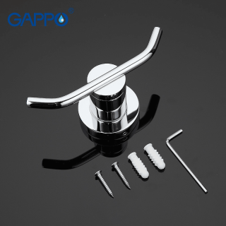 Крючок двойной Gappo G1805-2 хром