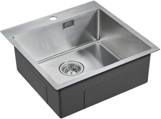 Мойка кухонная Paulmark Velten PM905151-BS брашированная нержавеющая сталь
