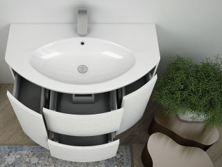 Раковина из искусственного мрамора Cezares 92x52 50177