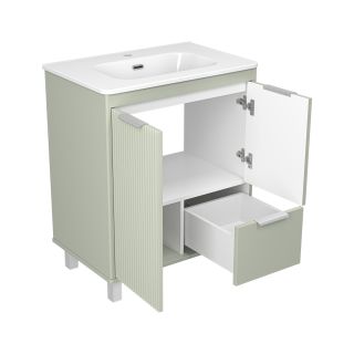 Напольная тумба под раковину Brevita Risacca Pistachio 70 УТ000026419 фисташковый