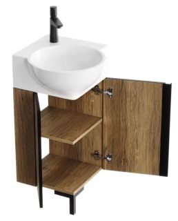 Напольная тумба Aqwella Porto POR0104DB 45см дуб балтийский