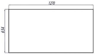 Зеркало Акватон Отель 130см 1A107802OT010