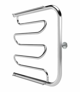 Полотенцесушитель водяной Indigo Фокстрот Liana FLW60-60P с полкой 60x60 см хром